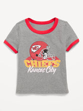 Dallas Cowboys Fitted Graphic Ringer T-Shirt for Girls