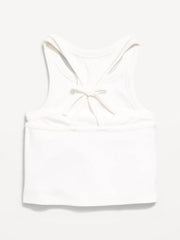 2-In-1 Ribbed Tank Top for Girls