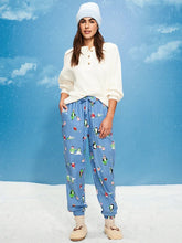 Plaid Flannel Pajama Joggers for Women