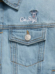 Old Navy x Disney Mickey Mouse Gender-Neutral Denim Trucker Jacket for Kids