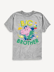 Peppa Pig Big Brother George Short Sleeve T-Shirt For Toddler