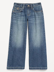 Low-Rise Baggy Wide-Leg Jeans for Girls