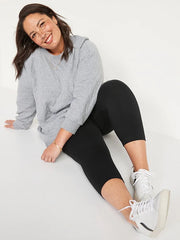 High-Waisted Fashion Layering Cropped Legging