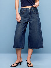 Mid-Rise Baggy Culottes