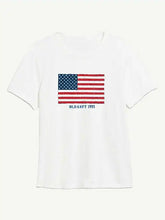 Heritage 1995 Flag Graphic T-Shirt For Women