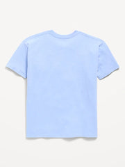 Oversized Short-Sleeve Graphic Tunic T-Shirt for Girls