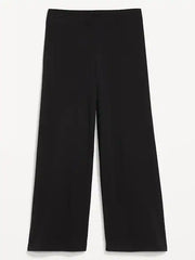 High-Waisted Fashion Wide-Leg Cropped Leggings