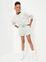 High-Waisted Bounce Fleece Shorts for Girls