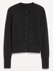 SoSoft Cropped Crew-Neck Cardigan