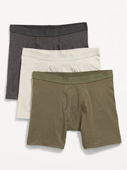 Soft-Washed Boxer Briefs 3-Pack -- 6.25-inch inseam