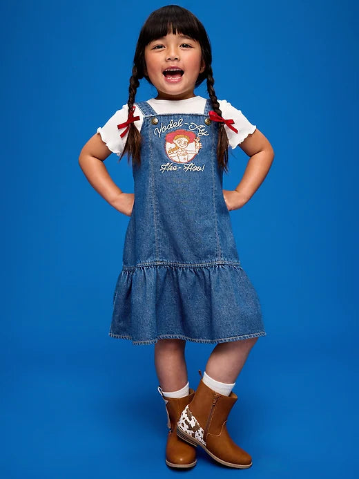Old Navy x Pixar Toy Story Western Denim Dress for Toddler Girls