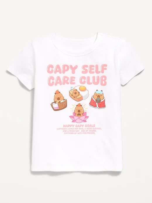 CapyFun™ Graphic T-Shirt for Girls