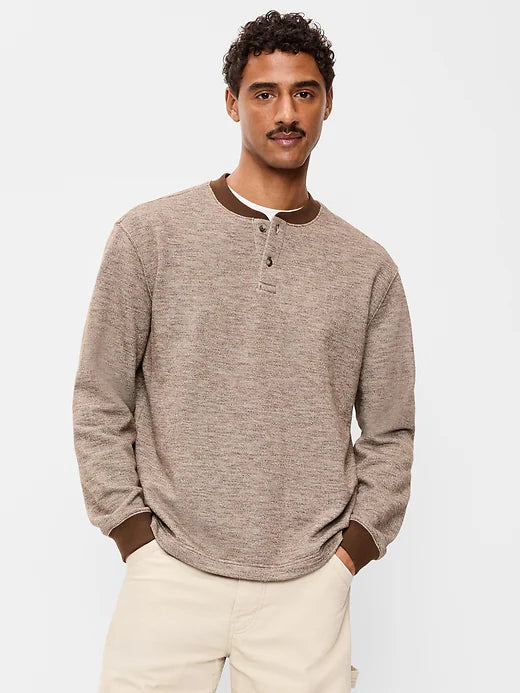 Workwear Fleece Henley T-Shirt
