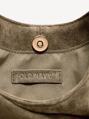 Oversized Faux-Suede Hobo Bag