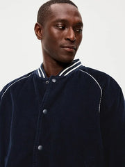 Varsity Corduroy Bomber Jacket
