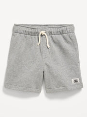 Above Knee Logo Fleece Jogger Shorts for Boys