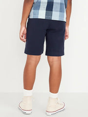 Twill Straight Uniform Shorts for Boys (At Knee)