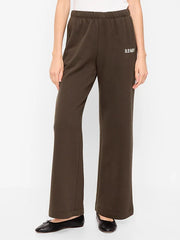 High-Waisted Fleece Wide-Leg Sweatpants