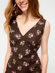 Sleeveless A-Line Mini Dress