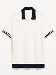 Striped Polo Sweater