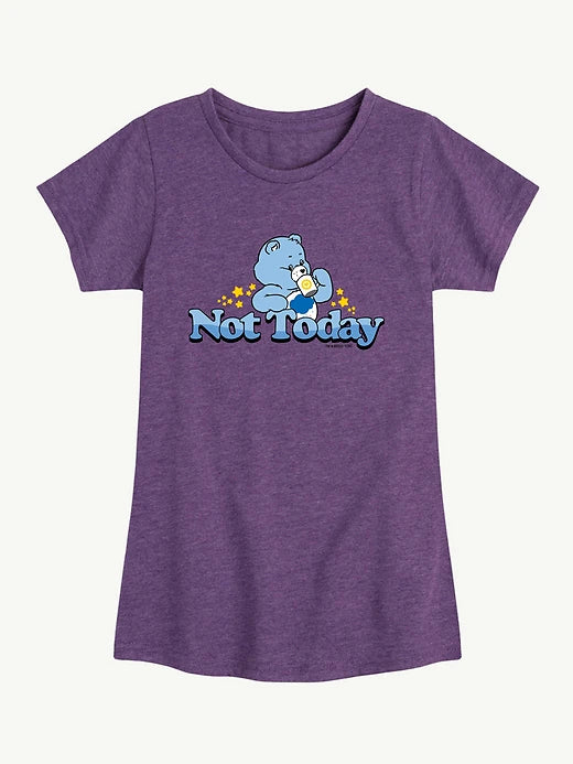 Care Bears Not Today Short Sleeve Graphic Tee for Kids