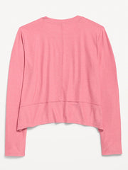 CloudMotion Long-Sleeve Performance T-Shirt for Girls