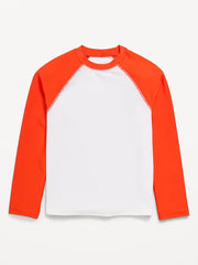 Long-Sleeve Rashguard Swim Top for Boys