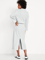 Cozy Knit Midi Skirt