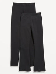Full-Length Flared Leggings 2-Pack for Girls