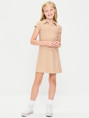 PowerSoft Collared Athletic Dress for Girls