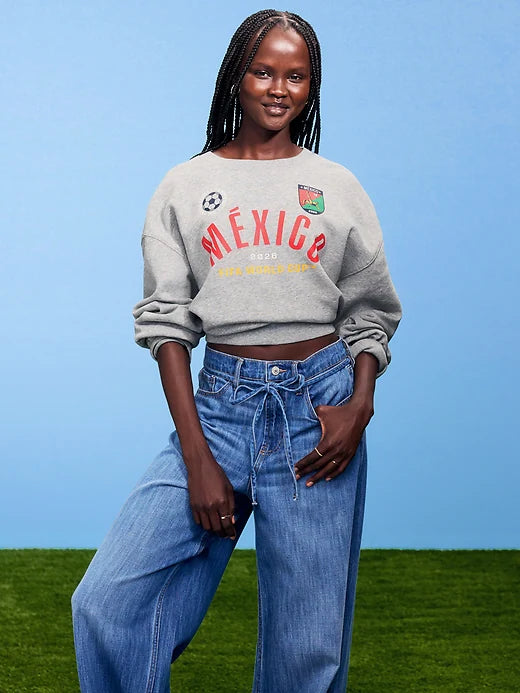 FIFA World Cup 26™ Mexico Oversized Graphic Sweatshirt for Women