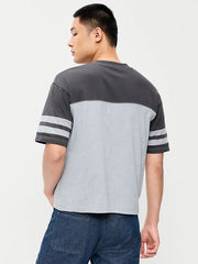 Heavyweight Short-Sleeve Football-Style T-Shirt