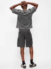 90's Loose Lived-In Cargo Shorts -- 10-inch inseam