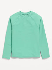 Long-Sleeve Rashguard Swim Top for Boys