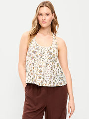 Sleeveless Trapeze Tank Top