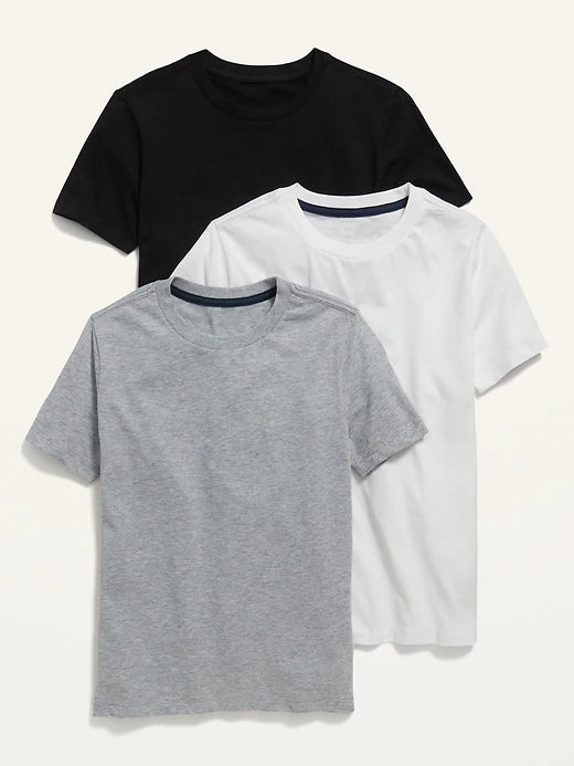 Softest Short-Sleeve T-Shirt 3-Pack for Boys