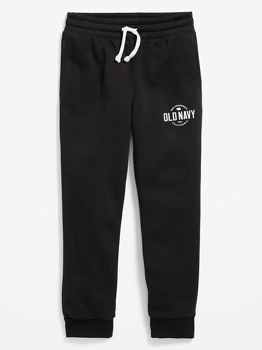 Gender-Neutral Logo-Graphic Sweatpants For Kids