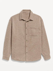 Oversized Button-Down Pocket Shirt