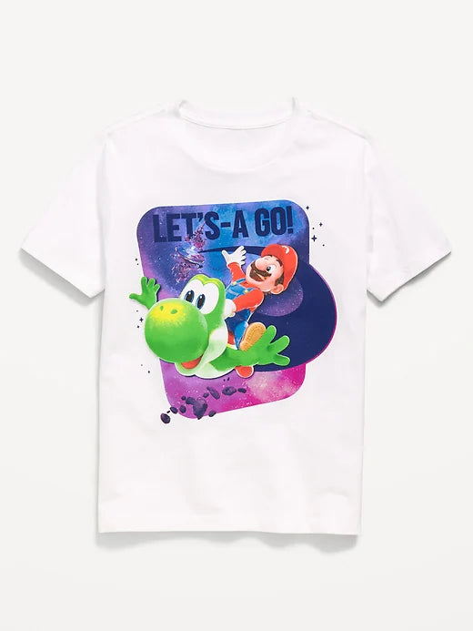 Super Mario™ Gender-Neutral Graphic T-Shirt for Kids