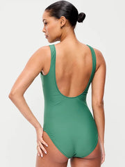 High-Neck One-Piece Swimsuit