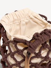 Macrame Ring Handle Bag