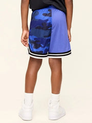 Knee Length Mesh Basketball Shorts for Boys