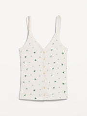 Button-Down Cami Tank Top