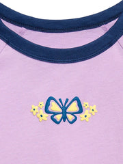 Fitted Short-Sleeve Graphic T-Shirt for Girls