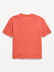Oversized Short-Sleeve Graphic T-Shirt for Boys