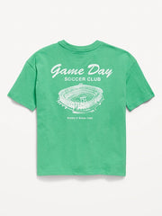 Oversized Short-Sleeve Graphic T-Shirt for Boys