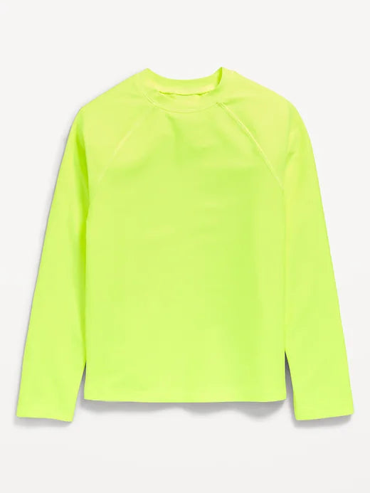 Long-Sleeve Rashguard Swim Top for Boys