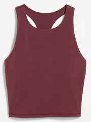 Light Support PowerChill High-Neck Racerback Sports Bra