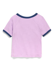 Fitted Short-Sleeve Graphic T-Shirt for Girls