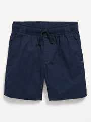 Twill Non-Stretch Jogger Shorts for Boys Above Knee